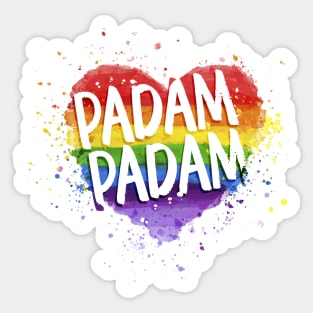 Padam rainbow Sticker